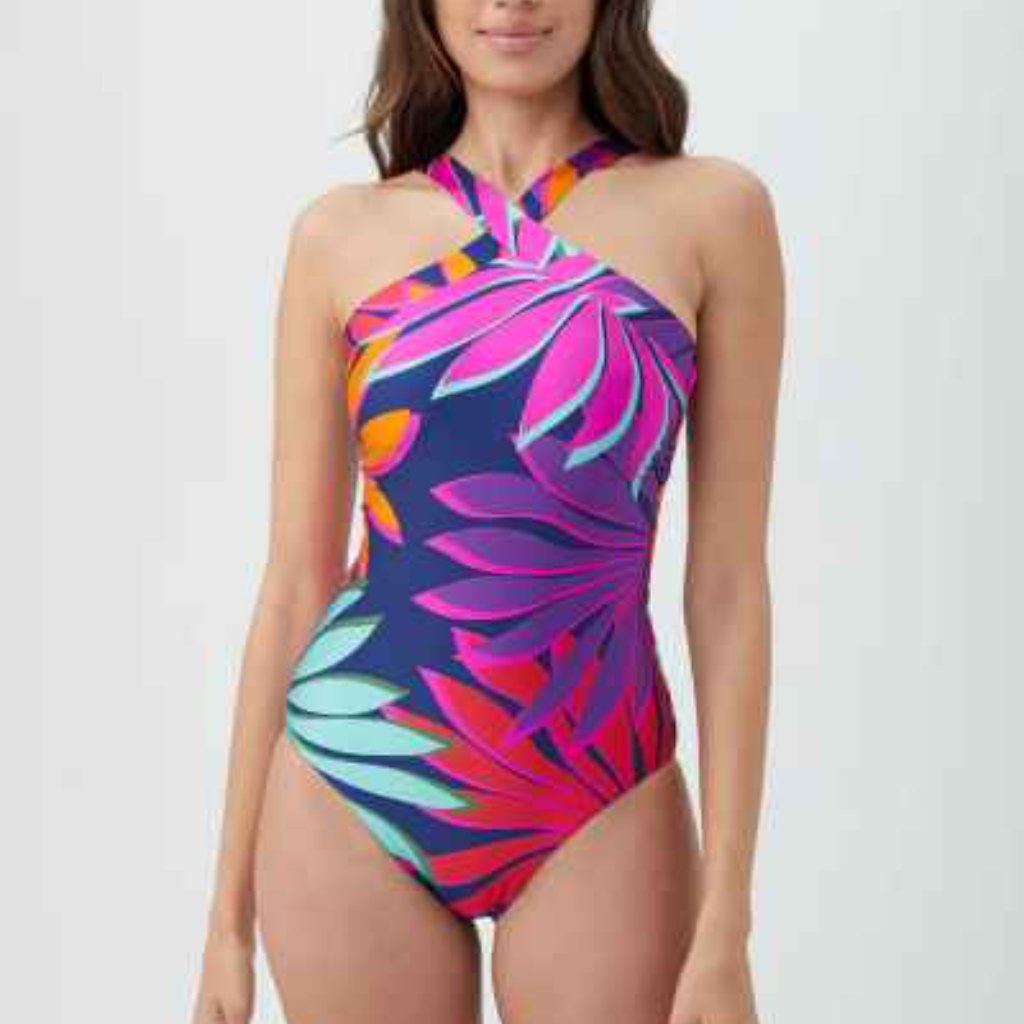 ('')Trina Turk Reversible Wailea One-Piece Swimsuit('')